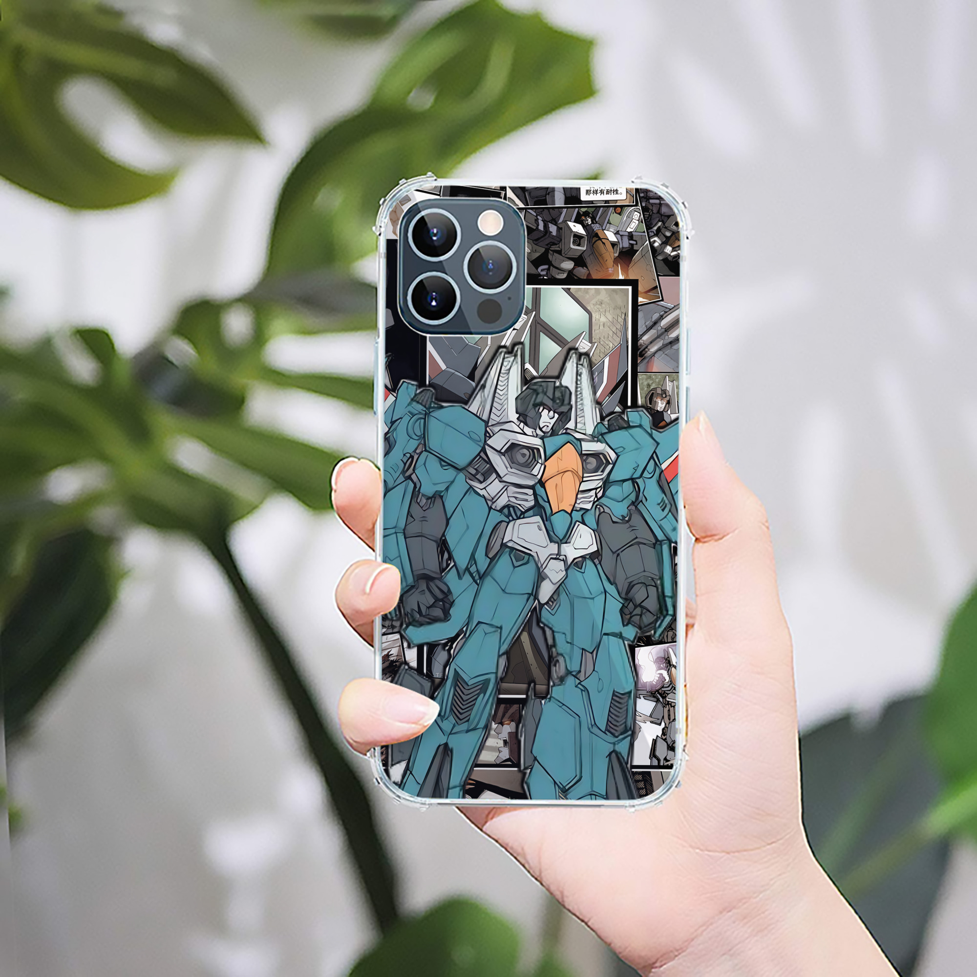 （画像用） Transformers トランスフォーマー 【iPhone 12シリーズ対応】透明スマホケース（クリアソフトケース）